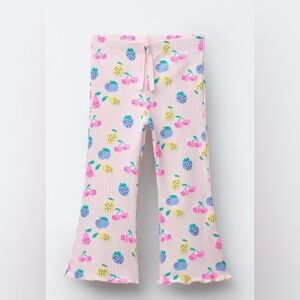 Zara Kids Leggings with Colorful Fruit Print